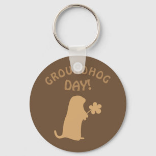 Groundhog Day Key Ring