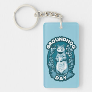 Groundhog Day Key Ring