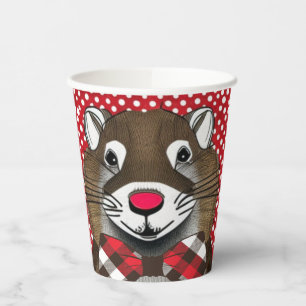 Groundhog Day Paper Cups
