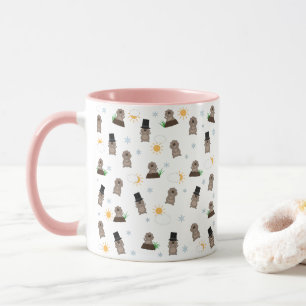 Groundhog Day Pattern Mug