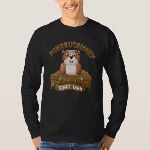 Groundhog Day Phil Cute Ground Hog Punxsutawney T-Shirt