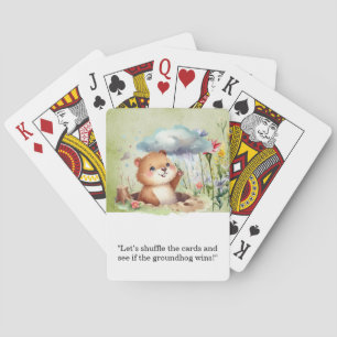 Groundhog Day Poker Cards – Fun and Quirky