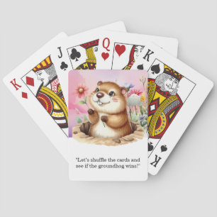 Groundhog Day Poker Cards – Fun and Quirky
