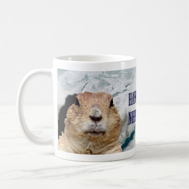 Groundhog Day Polar Vortex Coffee Mug (Left)