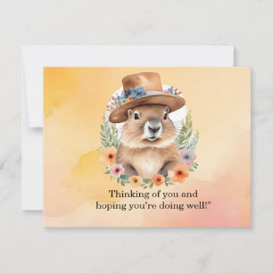 Groundhog Day Postcard – Fun and Quirky Greeting
