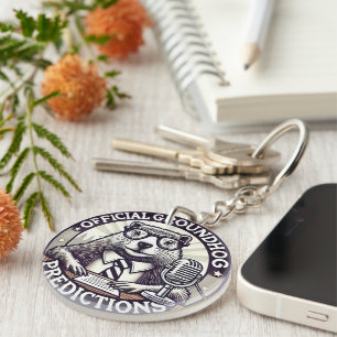 Groundhog Day Predictions - Marmotte Weather Key Ring