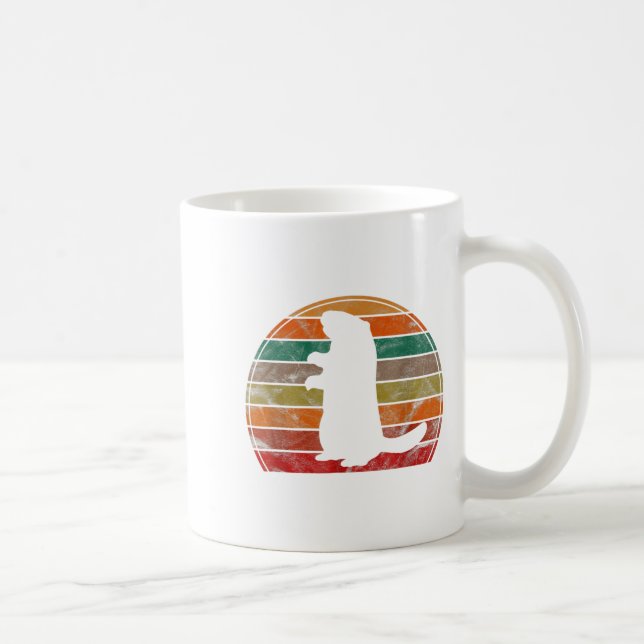 Groundhog Day Shadow Puppet Funny  Coffee Mug (Right)