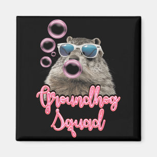 Groundhog Day Squad Sungles Bubble Gum Feb 2 For G Magnet