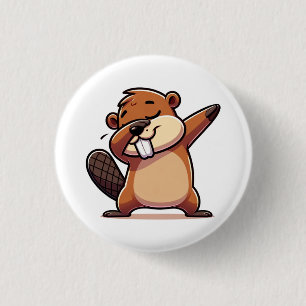 Groundhog day sticker 3 cm round badge