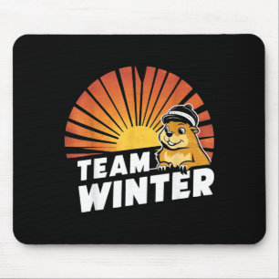 Groundhog Day Team Winter Mouse Pad
