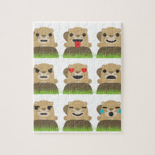 groundhog emojis jigsaw puzzle