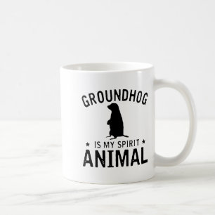 Groundhog Is My Spirit Animal - Funny Woodchuck Ta Coffee Mug