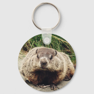 Groundhog Key Ring