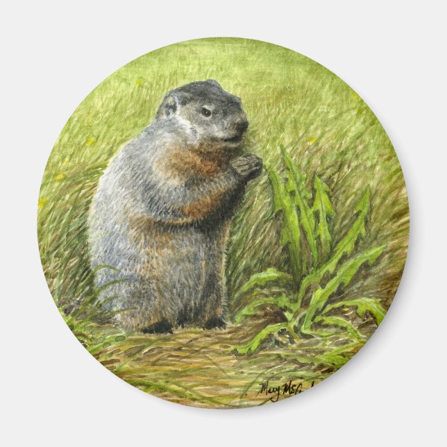 Groundhog Magnet (Front)