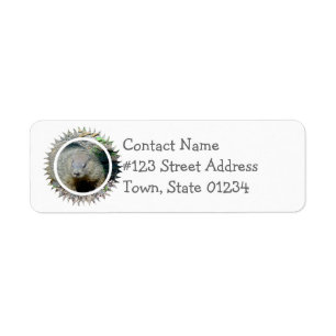 Groundhog Mailing Label Return Address Label