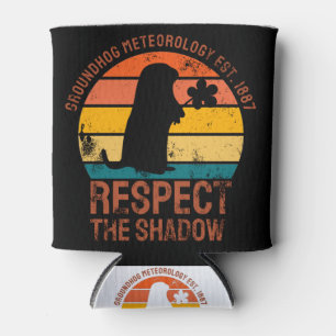 Groundhog Meteorology Est. 1887 Can Cooler