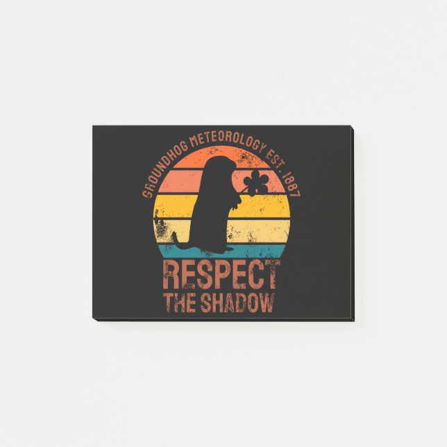 Groundhog Meteorology Est. 1887 Post-it Notes (Front)