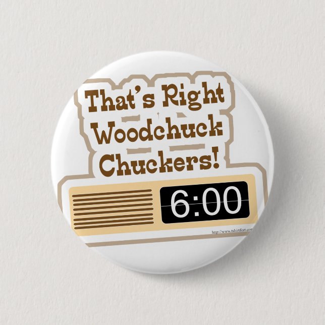 Groundhog Movie 6 Cm Round Badge (Front)