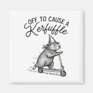 Groundhog On Scooter Mental Health Off To Cause A  Magnet