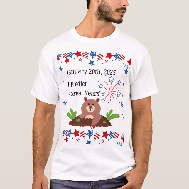 Groundhog’s Presidential Prediction Tee (Front)