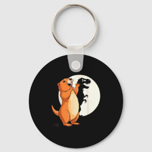 Groundhog Shadow Dinosaur Funny Puppet Happy Groun Key Ring