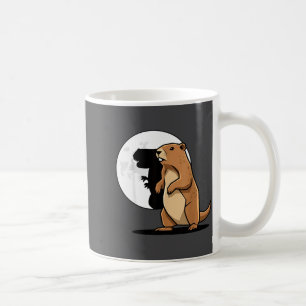 Groundhog Shadow Dinosaur Puppet Happy Groundhog D Coffee Mug