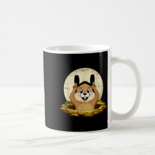Groundhog Shadow Funny Puppet Happy Groundhog Day Coffee Mug