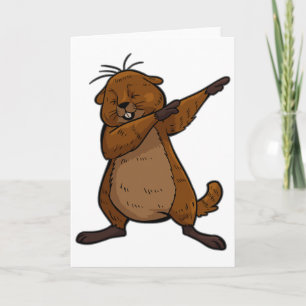 Groundhog Shirt Funny Dab Dance Christmas T Shirt  Card