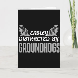 Groundhog Shirt Groundhog Lover Groundhogs _24  Card