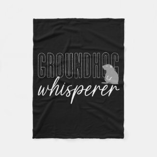 Groundhog Shirt Groundhog Lover Groundhogs _25  Fleece Blanket