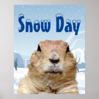 Groundhog Snow Day