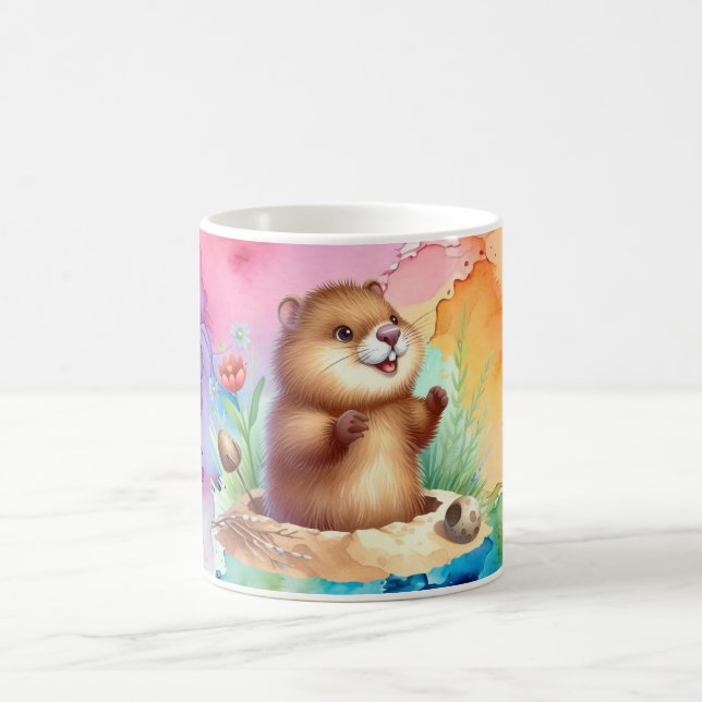 Groundhog Themed Coffee Mug (Center)