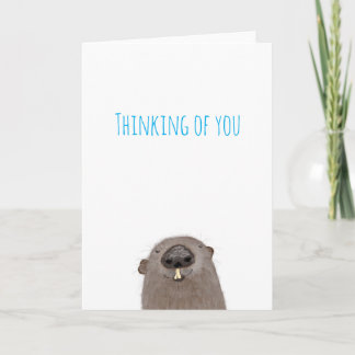 Groundhog thinking of you card