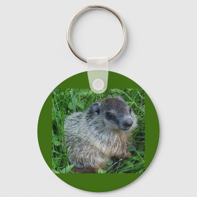 Groundhog/Woodchuck Keychain (Front)