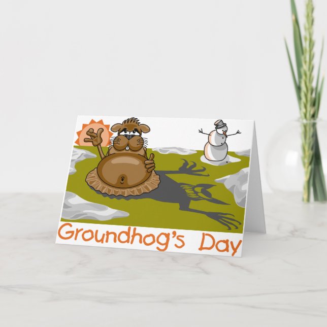 Groundhog's Day Card (Front)