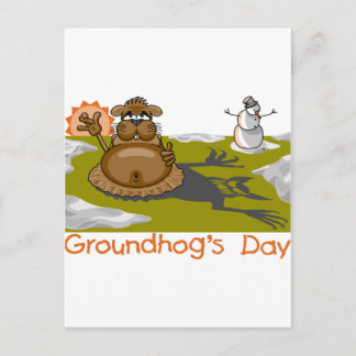Groundhog's Day Postcard