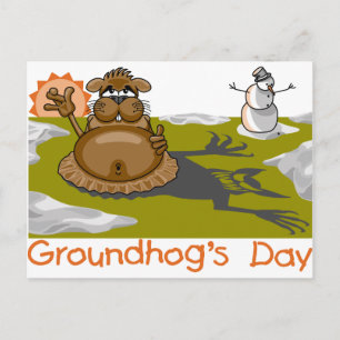 Groundhog's Day Postcard