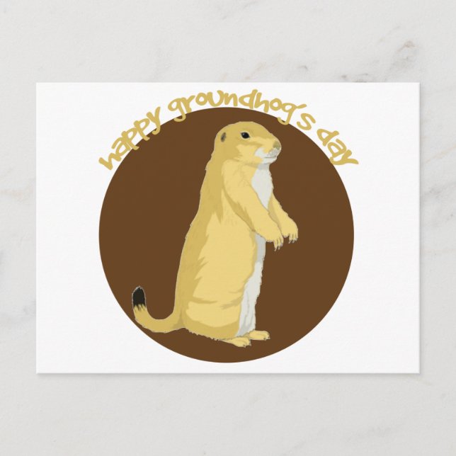Groundhog's Day Postcard (Front)