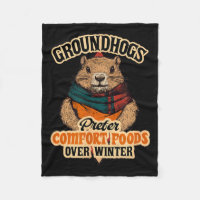 Groundhogs Prefer Comfort Foods Over Winter