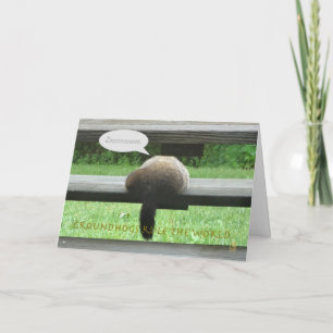 Groundhogs Rule Groundhog Day Greeting Card