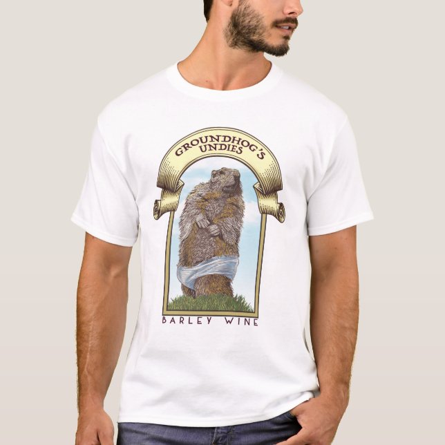 Groundhog's Undies T-Shirt (Front)