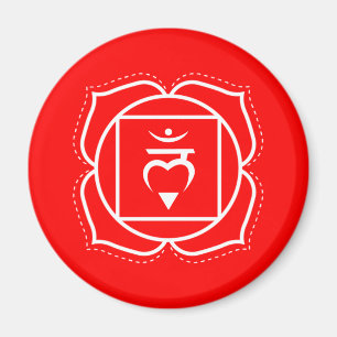Grounding Energy Red Root Chakra Magnet