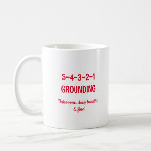 Grounding Technique for Anxiety/Stress 5 Senses  Coffee Mug