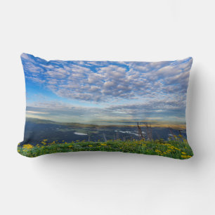Groundsel Wildflowers in the Swan Range Lumbar Cushion