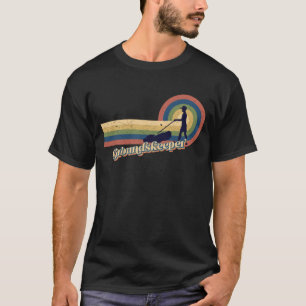 Groundskeeper Distressed Retro-Vintage Theme T-Shirt