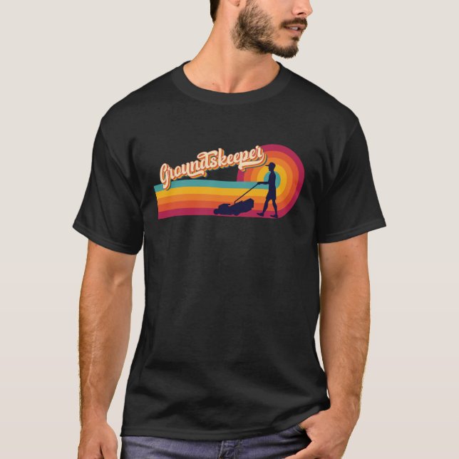 Groundskeeper Retro-Vintage Theme T-Shirt (Front)