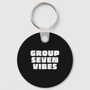 Group 7 Seven Vibes Elite Members Key Ring