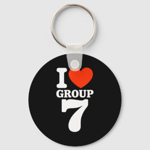 Group 7 Viral Trend I Love Group 7 Sarcastic G7 Me Key Ring