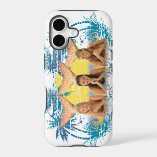 Group Blue Palm Tree Graphic