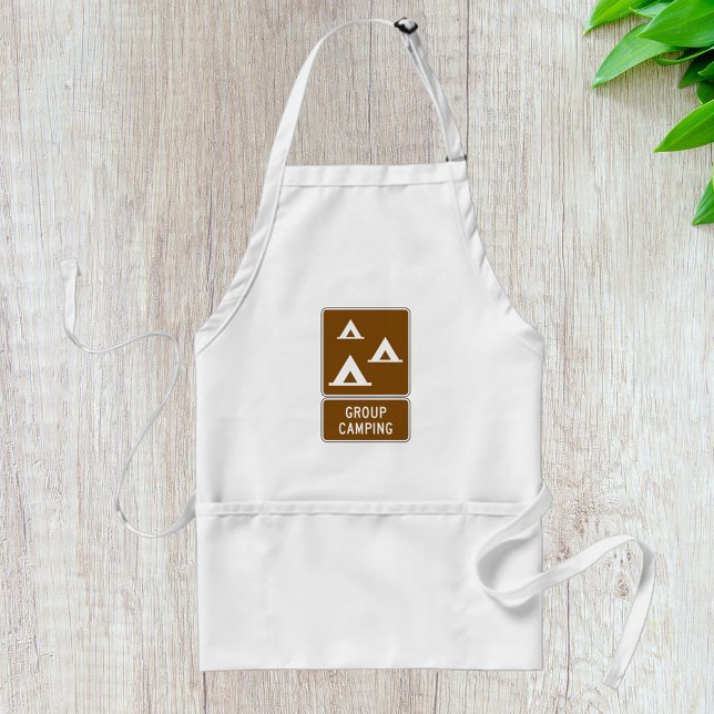 Group Camping Sign Standard Apron (Creator Uploaded)